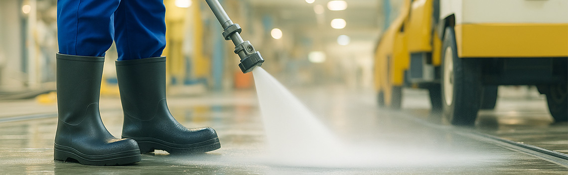 Hochdruckreinigung in der Industrie